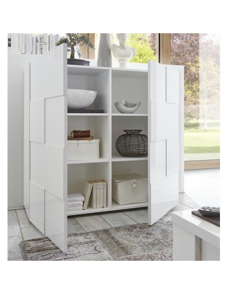 Madia credenza in bianco laccato
