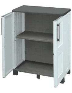 Armadio basso in resina con cerniere in acciaio