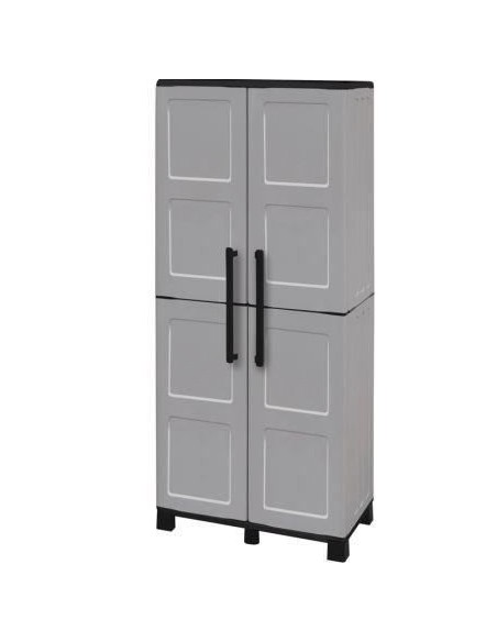 Armadio in resina con cerniere in acciaio