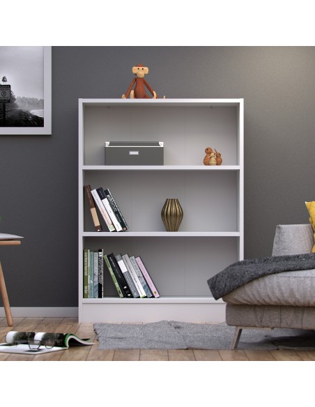libreria bassa Bianco Opaco