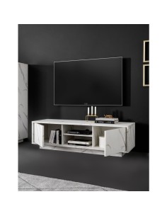 Base TV Marmo bianco 2