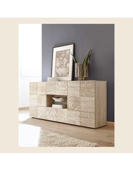 Credenza 2 ante 2 cassetti