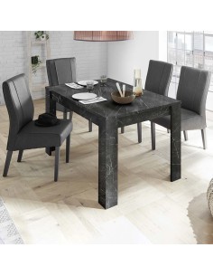 Tavolo allungabile Marmo nero 2