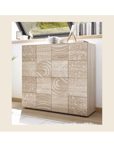 Credenza Madia due ante serigrafate