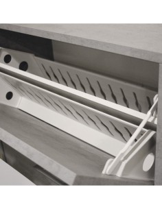 Scarpiera 5 ribalte ( Doppia Capienza ) Cemento 2