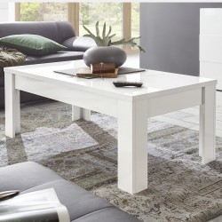Tavolino basso soggiorno Bianco laccato lucido