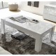 Tavolino soggiorno con top serigrafato Bianco laccato